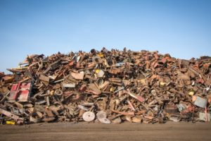 Piles of scrap metal in need of scrap metal removal in Nashville, TN